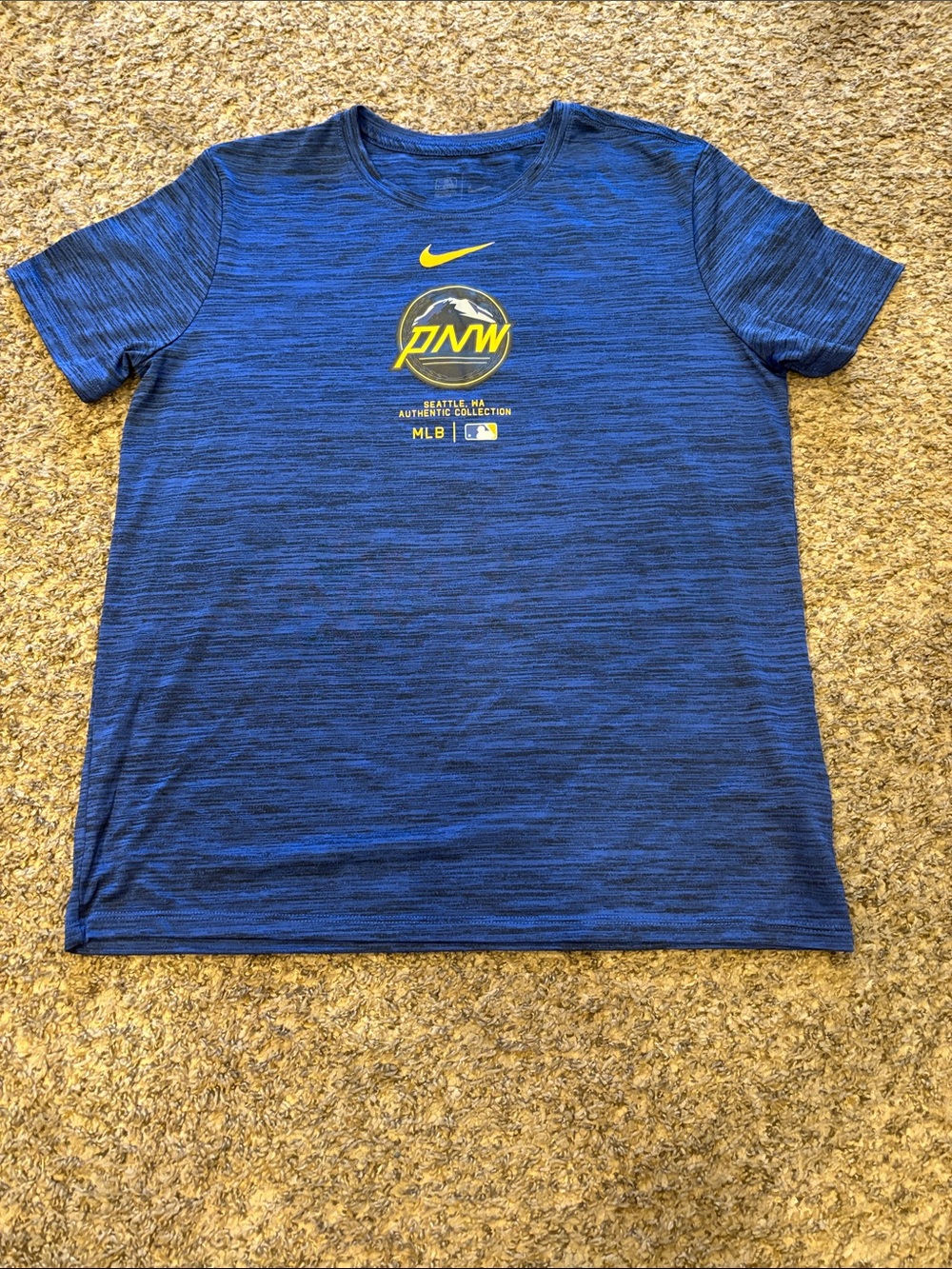 Seattle Mariners Nike City Connect Practice Velocity Performance T-shirt